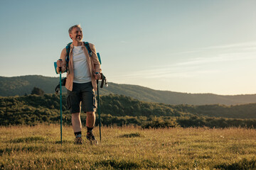 mountain walk and camping adventures