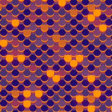 Group of multi colored cylindrical shapes. Abstract 3d rendering digital illustration background. Modern art