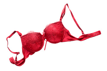 Sticker - Red brassiere isolated