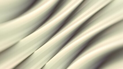 Leinwandbilder - Abstract background with geometric waves. 3d rendering Digital loop animation HD