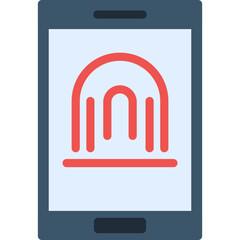 Poster - Mobile Fingerprint Icon