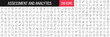 © stas111 - Assessment and analytics linear icons collection. Big set of 299 thin line icons in black. Vector illustration