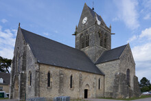 Church In Sainte-Mère-Eglise, Normandie, France
