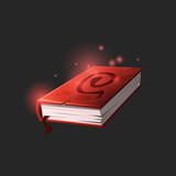 Fototapeta Na ścianę - Cartoon red book. The magic book.