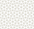 Seamless beige oriental pattern with stars. Islamic background. Vector illustration.