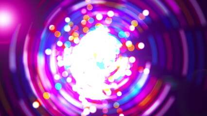 Poster - Purple abstraction. Computer generated 3d render