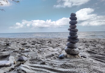 stones on the beach