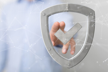 security data code digital in hand