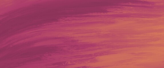 Wall Mural - background with abstrat pink red oil ainting with orange oil paint mixing into it
