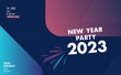 © Achmad - abstract new year party banner 2023 happy new year elements