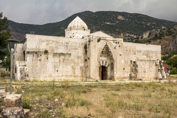 Wall Mural - The Susuz Han is located 74 km from Antalya, in the center of the village of Susuz, approximately 4 km off the Antalya-Burdur road.