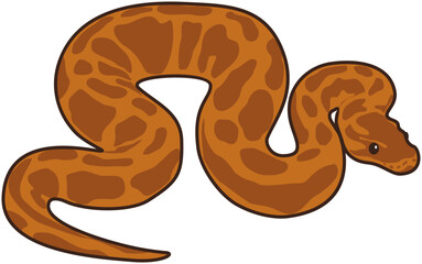 Sticker - illustration of a snake