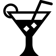 Poster - Cocktail Vector Icon