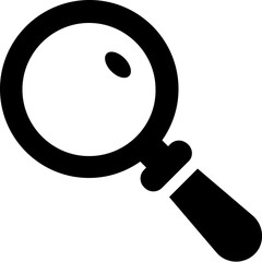 Wall Mural - Magnifier Vector Icon