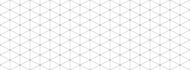 Geometric pattern banner background design vector. Connected lines and dots wallpaper.