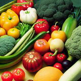 Fototapeta Kuchnia - vegetables and fruits