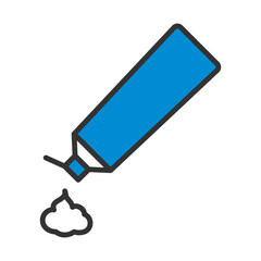 Sticker - Toothpaste Tube Icon