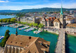 Zurich city and lake view, Switzerland