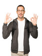 © agongallud - Happy student doing a gesture of meditation