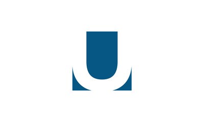 Letter U logo design