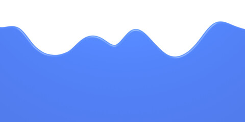 Wall Mural - 3D curve text area. Text box. Footer background.