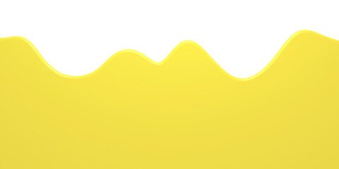 Wall Mural - 3D curve text area. Text box. Footer background.