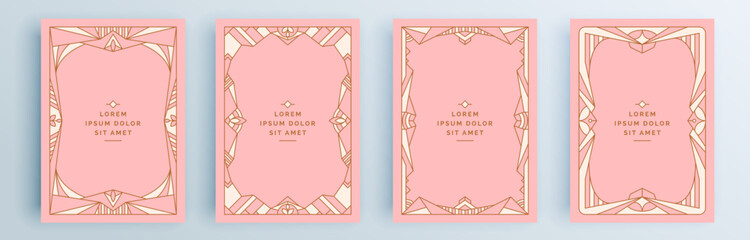 modern abstract covers set, minimal covers design. colorful geometric background, vector illustratio