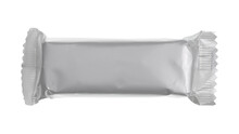 Blank Chocolate Or Cereal Bar On White Background
