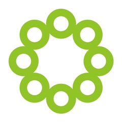 Poster - Circle decoration. Design of websites or programs.
