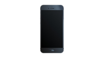 smartphone mockup transparant isolated phone png with black screen similar to iphone android transpa