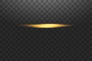 Wall Mural - glow isolated golden transparent effect, lens flare, explosion, glitter, line, sun flash, spark and 