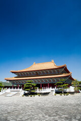 Wall Mural - Building view of the Kaohsiung city Temple of Confucius in Taiwan, It is a building resembling a palace in northern China.