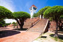 The Building View Of The Anping Old Fort In Tainan, Taiwan Which Is The Earliest Fortress Building In Taiwan.