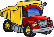 Dump Truck Tipper Cartoon