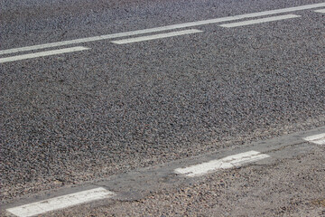 Asphalt road texture grey background