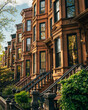 Brownstones in Park Slope, Brooklyn, New York