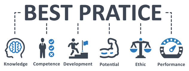 Best practice icon - vector illustration . best, practice, competence, development, knowledge, potential, ethic, performance, infographic, template, presentation, concept, banner, icon set, icons .