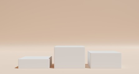 Aufkleber - d background products display White podium scene 