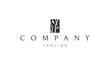 © Дмитрий Василега - Vector logo on which an abstract image of the silhouette of a dense forest in a rectangle.