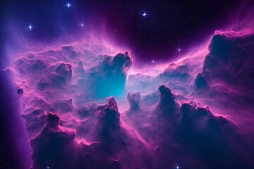 Wall Mural - space nebula and galaxy