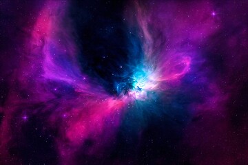Wall Mural - space nebula and galaxy