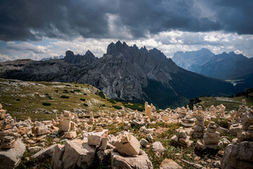 Wall Mural - Mountains, forest and landscape of the Dolomites in South Tyrol, Italy