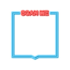 Poster - QR Code for Mobile App, Payment and Phone. Scan me
