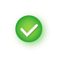 Poster - Check marks yes and no, check mark icon symbol. Vector stock illustration.