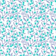© Tetiana - Branches floral seamless berries pattern for wrapping festive paper and kids clothes print and autumn fabrics