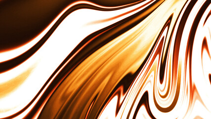 Wall Mural - gold holographic metallic chrome holo swirl background