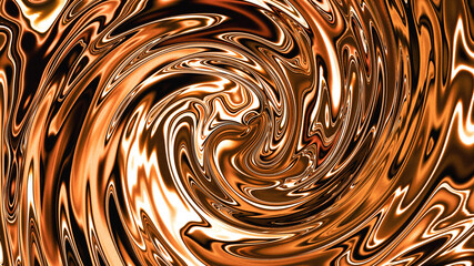 Wall Mural - gold holographic metallic chrome holo swirl background