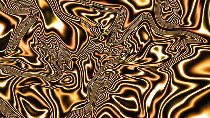 Wall Mural - gold holographic metallic chrome holo swirl background