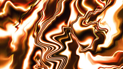 Wall Mural - gold holographic metallic chrome holo swirl background