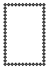 Wall Mural - vector page border a4 design for project.